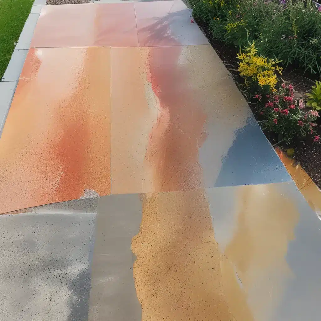 Artistic Resin Driveway Color Expressions