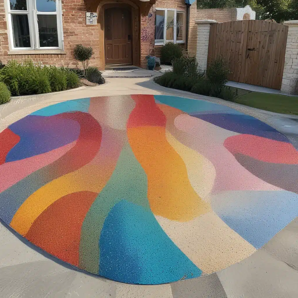 Enchanting Resin Driveway Color Tapestries