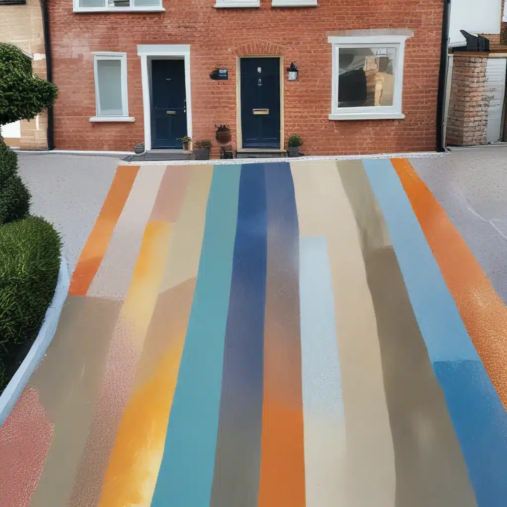 Hues on the Move: Captivating Resin Driveway Designs