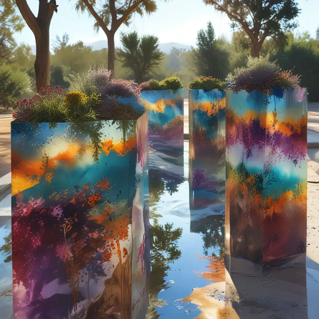 Kaleidoscopic Resin: Elevating Outdoor Landscapes