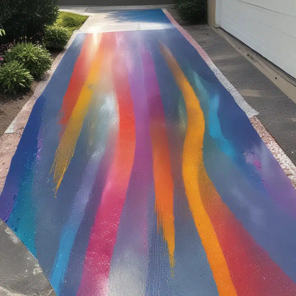 Resin Rainbows: Creating Captivating Driveways with Color
