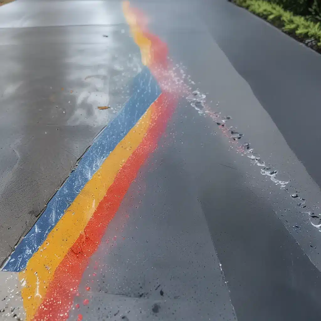 Resin Raindrops: Painting Driveways with a Vibrant Palette